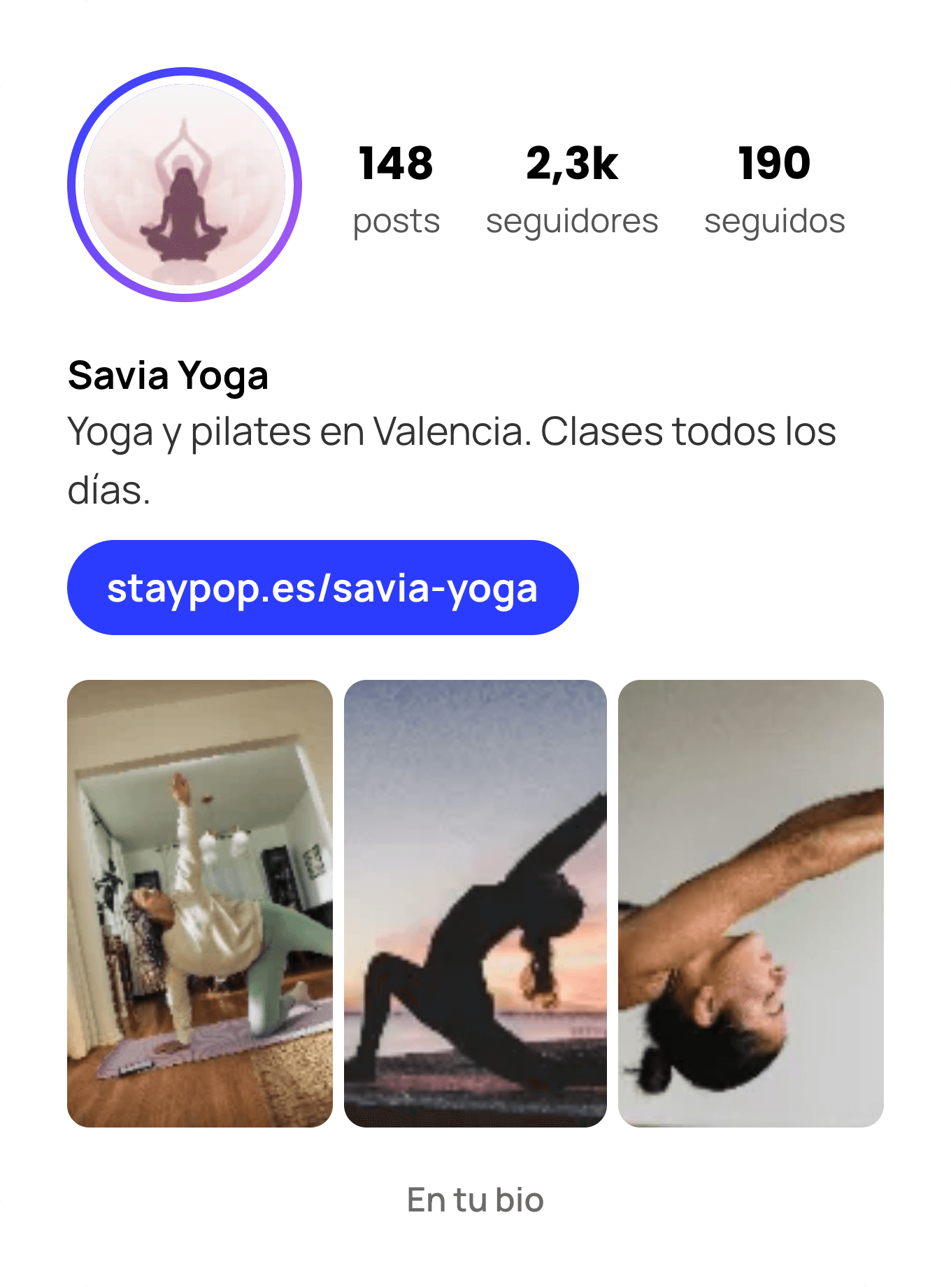 En tu bio
