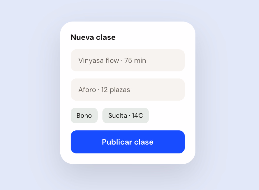 Tus clases listas en minutos.